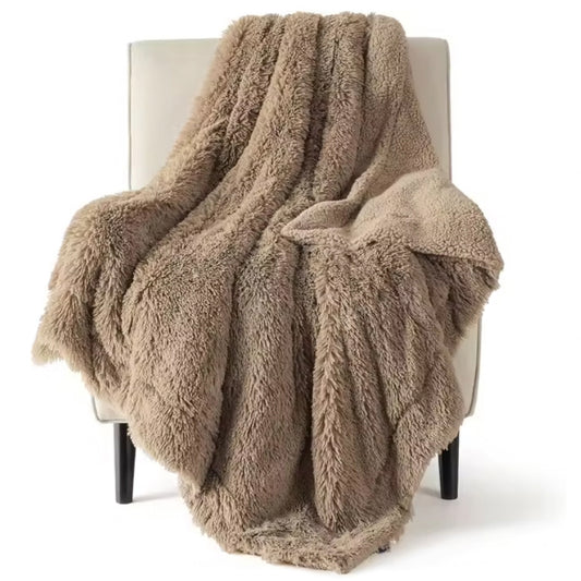 FAUX FUR THROW