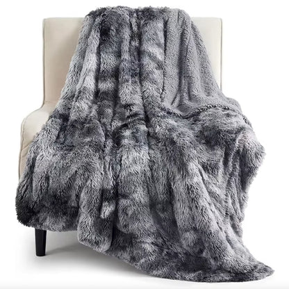 FAUX FUR THROW