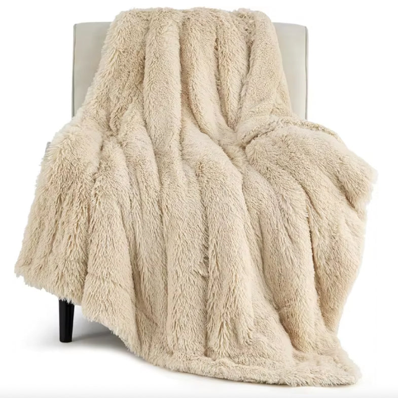 FAUX FUR THROW