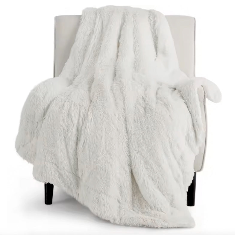 FAUX FUR THROW